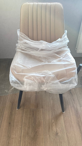 Стул на металлокаркасе Седа К латте / черный фото покупателя 131