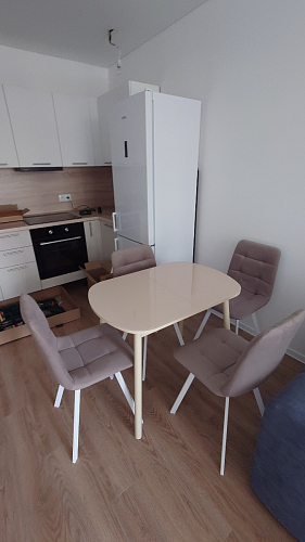 Стул на металлокаркасе Чилли К кирпичный / черный фото покупателя 375