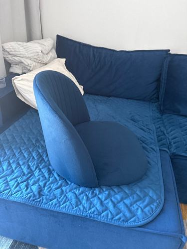 Стул на металлокаркасе Gabi dark beige / black / silver фото покупателя 548