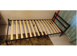 Односпальная кровать Фади 80х200 черная фото покупателя 392