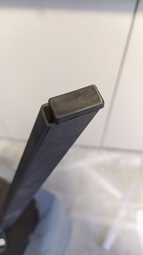 Стул на металлокаркасе Чилли синяя ткань / белый фото покупателя 1106