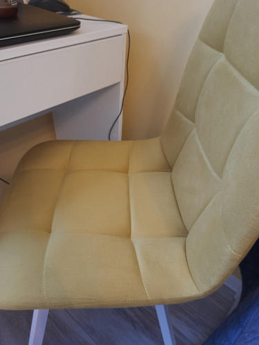 Стул на металлокаркасе Чилли черный / зеленый фото покупателя 1198