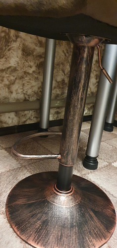 Барный стул Paskal black / chrome фото покупателя 5