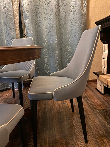 Стул на металлокаркасе Kora black / gray фото покупателя 315