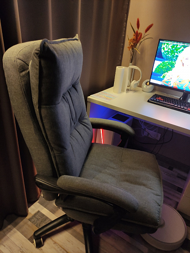 Компьютерное кресло Rapid голубое фото покупателя 129