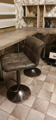 Барный стул Paskal brown фото покупателя 4