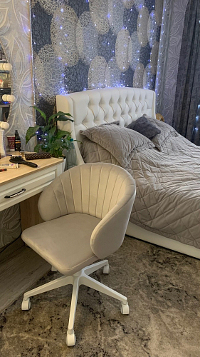 Компьютерное кресло Пард confetti silver серый / черный фото покупателя 184