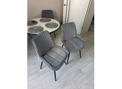 Стул на металлокаркасе Седа К 02 светло-серый / белый фото покупателя 357