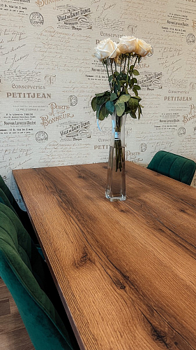 Стол раскладной Лота Лофт 120 25 мм юта / черный матовый фото покупателя 436