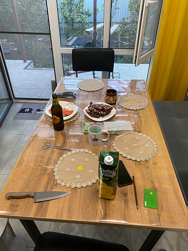 Деревянный стол Лота Лофт 120х75 белый матовый / дуб крафт золотой фото покупателя 788