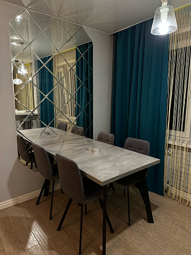 Стул на металлокаркасе Чилли зеленый / черный фото покупателя 1246