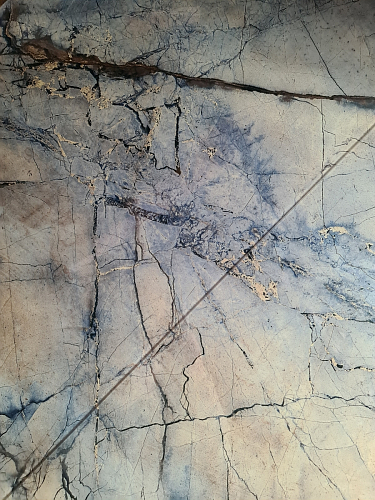 Стеклянный стол Кловис вставка стекло черный мрамор / черный фото покупателя 2