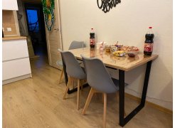 Стол Лота Лофт 140 25 мм юта / белый матовый фото покупателя 32