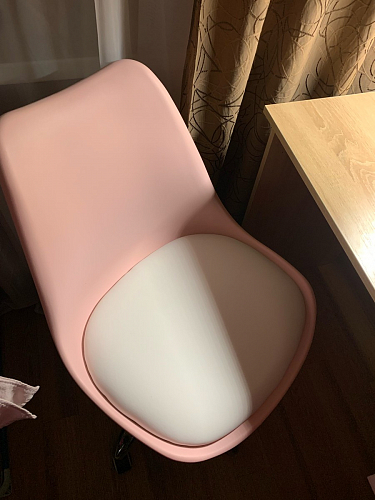 Компьютерное кресло Kolin с подушкой clear / white фото покупателя 168