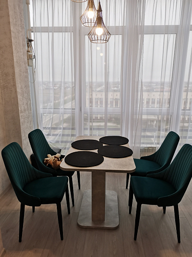 Стул на металлокаркасе Kora black / gray фото покупателя 108