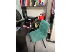 Стул на металлокаркасе Чилли светло-серый / черный фото покупателя 616