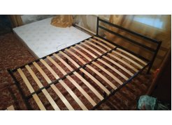 Односпальная кровать Фади 80х200 черная фото покупателя 464