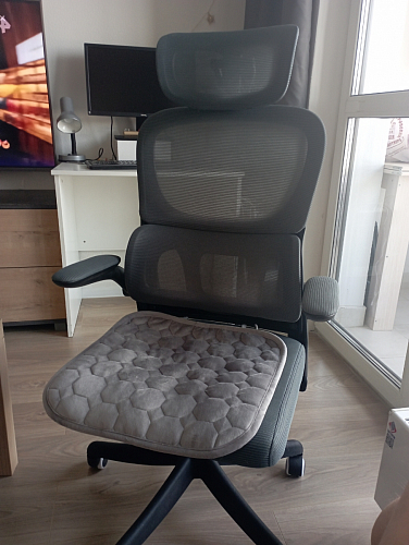 Компьютерное кресло Sprut темно-серый / черный фото покупателя 5