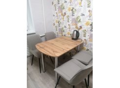 Стул на металлокаркасе Вейв темно-серый / черный фото покупателя 53