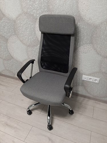 Компьютерное кресло Profit серое / черное фото покупателя 3