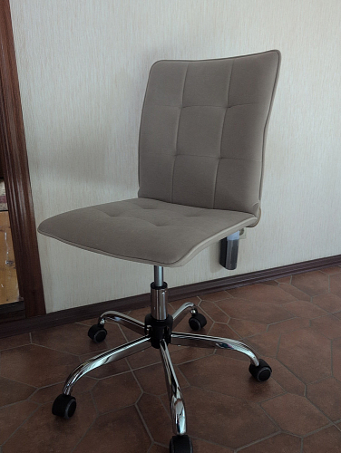 Компьютерное кресло One/Ван флок серый 29 фото покупателя 6