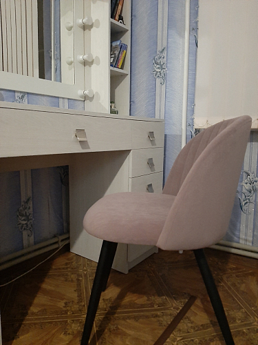 Стул на металлокаркасе Gabi green / black / silver фото покупателя 240