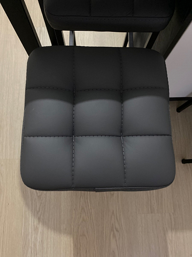 Барный стул Лофт ткань канди крем / черный матовый фото покупателя 76