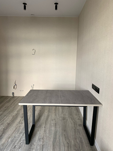 Стол раскладной Лота Лофт 120 25 мм юта / черный матовый фото покупателя 615