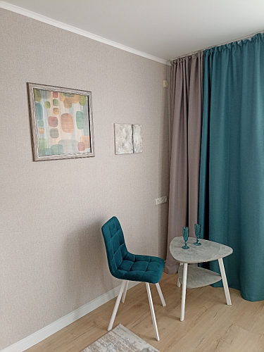 Стул на металлокаркасе Чилли синий / белый фото покупателя 1087