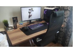 Стол Лота Лофт 140 25 мм черный матовый / бетон фото покупателя 197