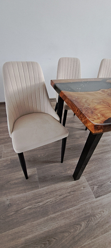 Стул на металлокаркасе Kora black / gray фото покупателя 396