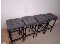 Барный стул Лофт кожзам d1 / черный матовый фото покупателя 307