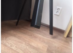 Стул на металлокаркасе Чилли синяя ткань / белый фото покупателя 464