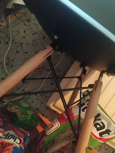 Стул Cindy Eames mod. 001 khaki / natural фото покупателя 243