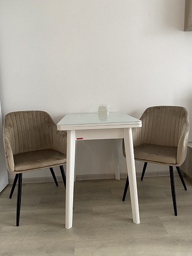 Стул на металлокаркасе Slam dark beige фото покупателя 126