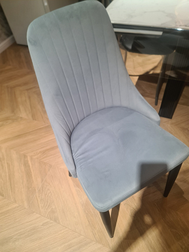 Стул на металлокаркасе Kora light purple / black фото покупателя 301