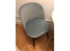 Стул на металлокаркасе Gabi blue / black фото покупателя 690