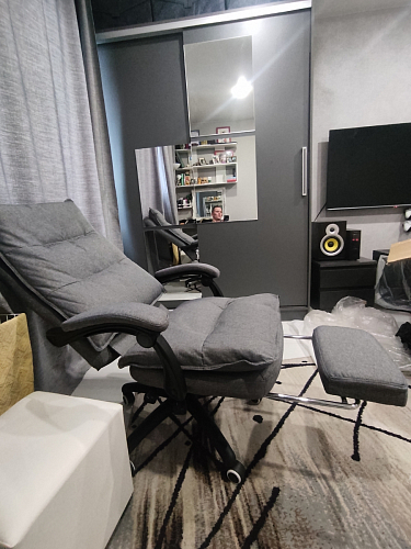 Компьютерное кресло Rapid голубое фото покупателя 75