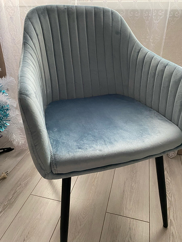 Стул на металлокаркасе Slam тёмно-серый фото покупателя 33