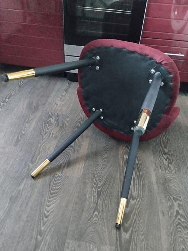 Стул на металлокаркасе Gabi 1 light purple / black фото покупателя 529