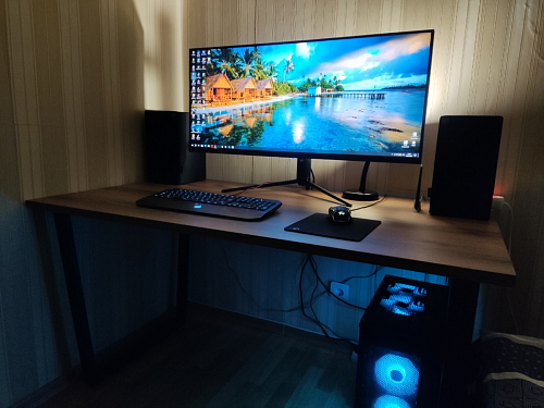 Стол раскладной Лота Лофт 120 25 мм юта / черный матовый фото покупателя 796