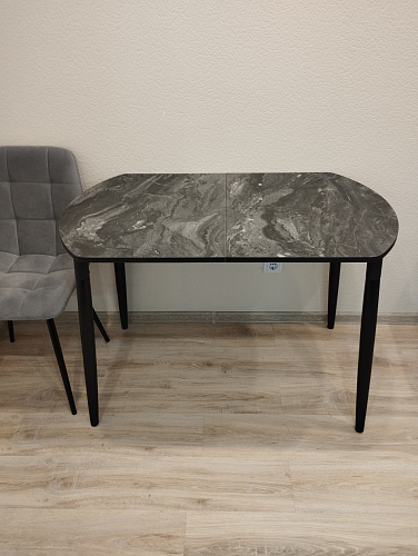 Стол раскладной Гуанг гранит темный / черный фото покупателя 1