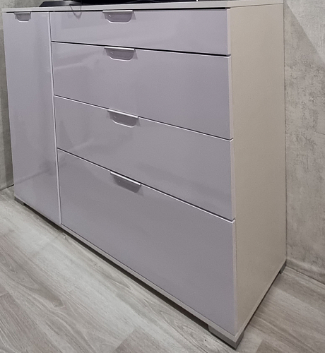 Комод Кастор белый / мокко фото покупателя 9