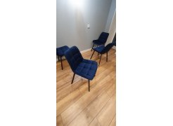 Стул на металлокаркасе Челси латте / черный фото покупателя 205