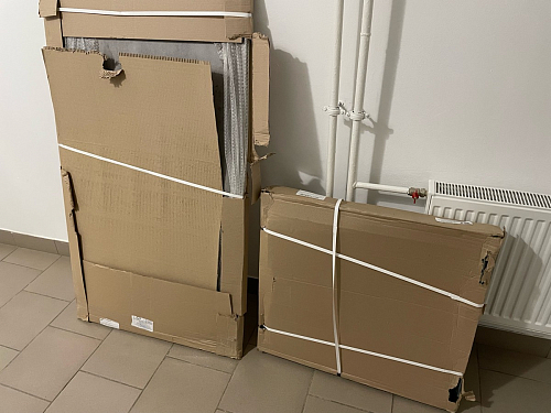 Деревянный стол Лота Лофт 140х80 черный матовый / бетон светлый фото покупателя 795