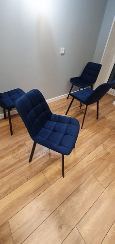 Стул на металлокаркасе Челси К бирюзовый / черный фото покупателя 202