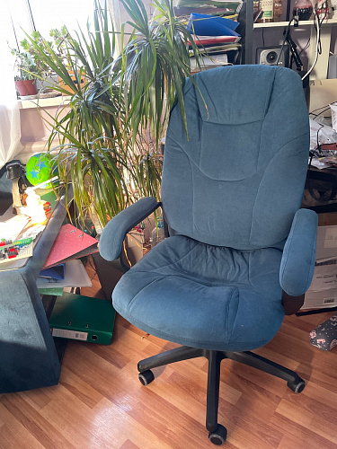 Компьютерное кресло Comfort Lux/Комфорт Люкс серый фото покупателя 93