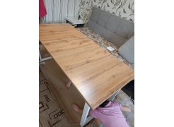 Стол Лота Лофт 120 25 мм сабия / черный матовый фото покупателя 452