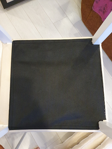 Стул Menson white / fabric pebble фото покупателя 10