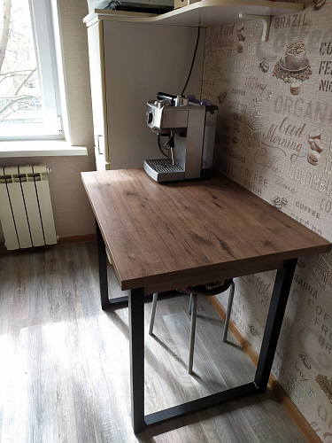 Стол Форли дуб рошелье / черный матовый фото покупателя 57